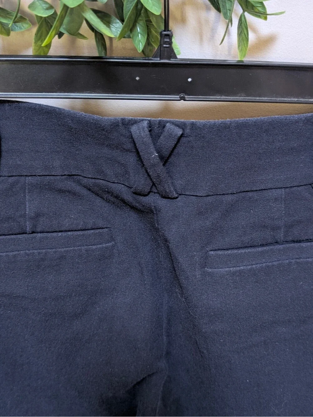 Anthropologie The Essential Flare Black Dress Pants Size 8 US
